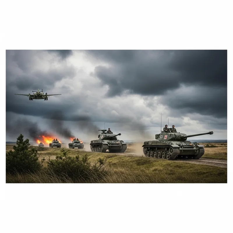 WW2 Tank Battle - Pivotal Moment Capture