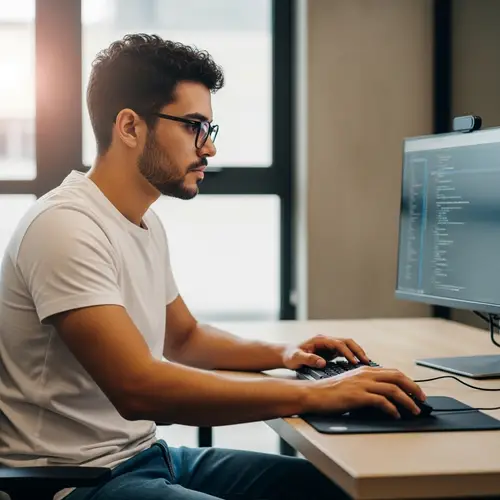 Professional Brazilian Man Engaged in Work