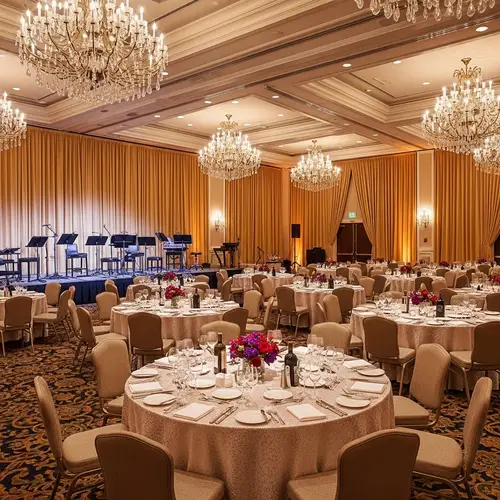 Luxurious Corporate Banquet Decor in Grand Hall