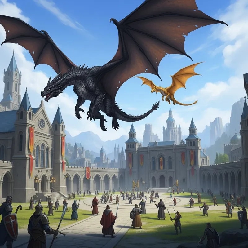 Tairn & Andranna Dragons Over Bagasth War College