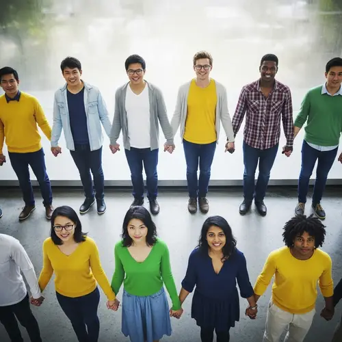 Diverse Unity: Vibrant Multicultural Gathering