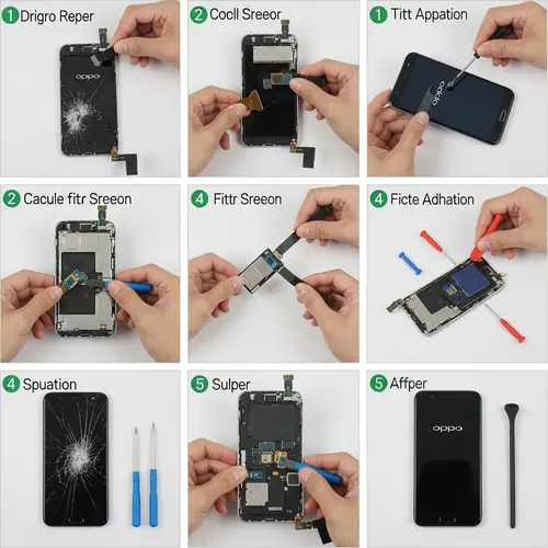 Step-by-Step Guide to Replace Damaged Oppo Smartphone Screen