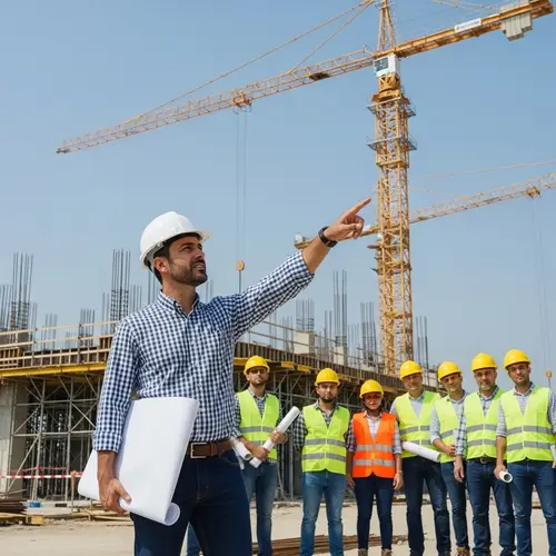 Innovative Hispanic Engineer Leading Majestic Construction Project