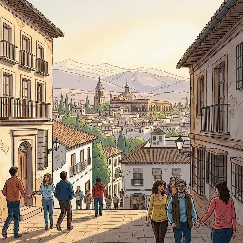 Acuarela de Granada: Captivating Cityscape Art