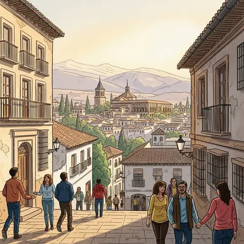 Acuarela de Granada: Captivating Cityscape Art