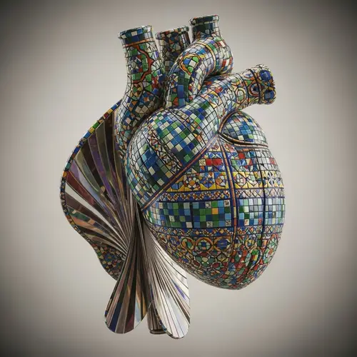 Mosaic Design Bioprosthetic Heart Valve