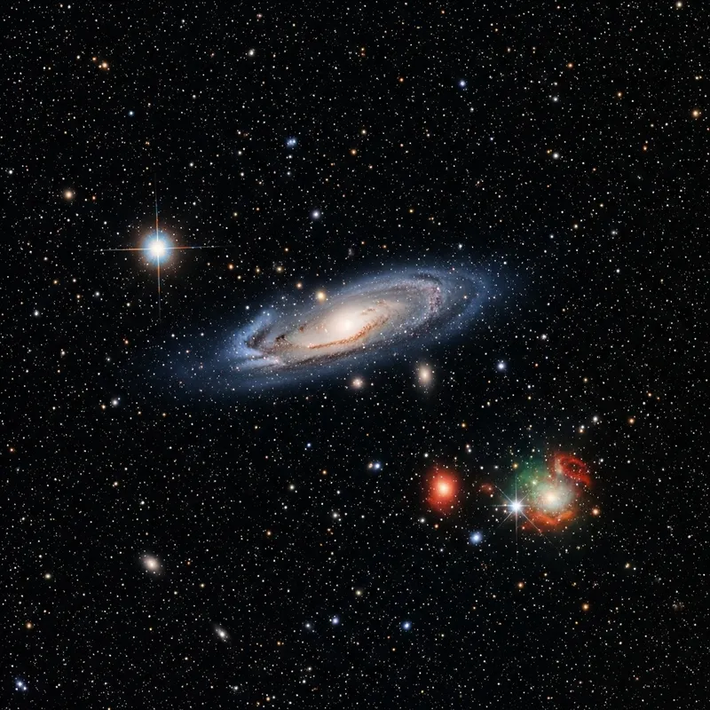 Ethereal View of Outer Space - Infinite Array of Stars