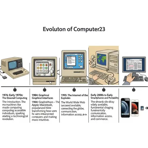Evolution of Computers: 1976-2023 Timeline