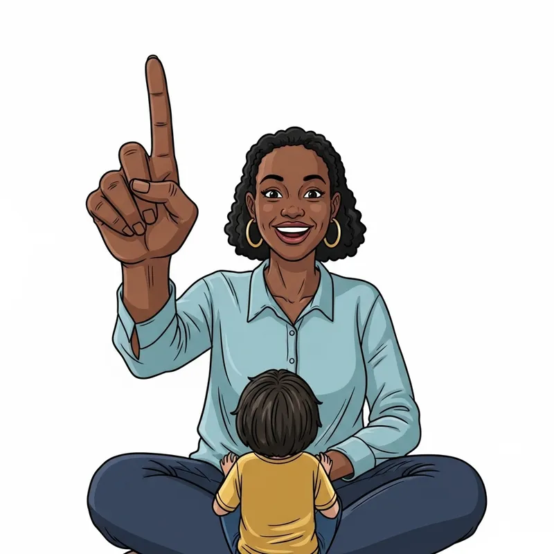 Enchanting Giant African Woman - First-Person View Illustration