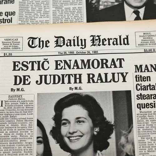 Newspaper Headline: Estic Enamorat de Judith Raluy