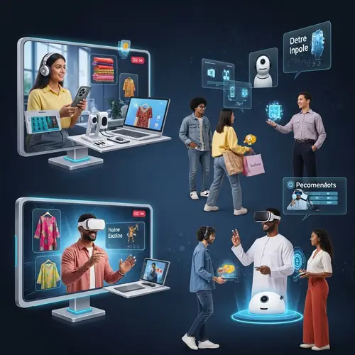 Future of Social Selling in 2024: Diverse Virtual Market Showcase