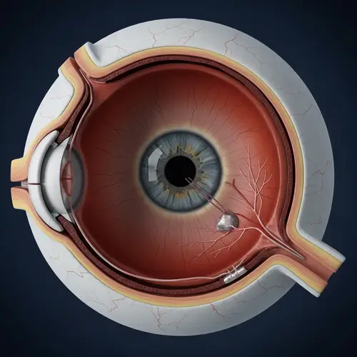 Early Signs of Glaucoma: Detailed Eye Illustration