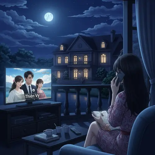 Diệp Tử Kỳ - Thiên Vy: Moonlit Night at Diệp House