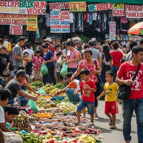 Filipino Market | Local Goods & Crafts | Vibrant Shopping Scene