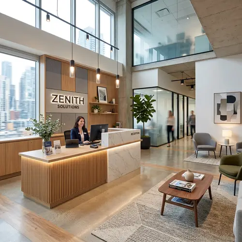 Modern Reception Area Interior Design Ideas