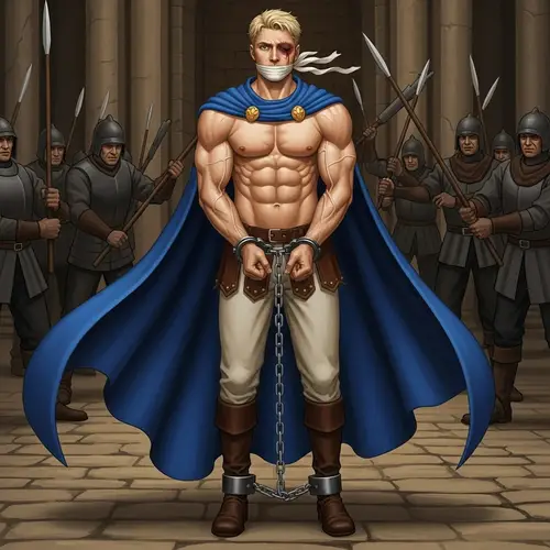 Captured Prince: Vulnerability and Strength Displayed