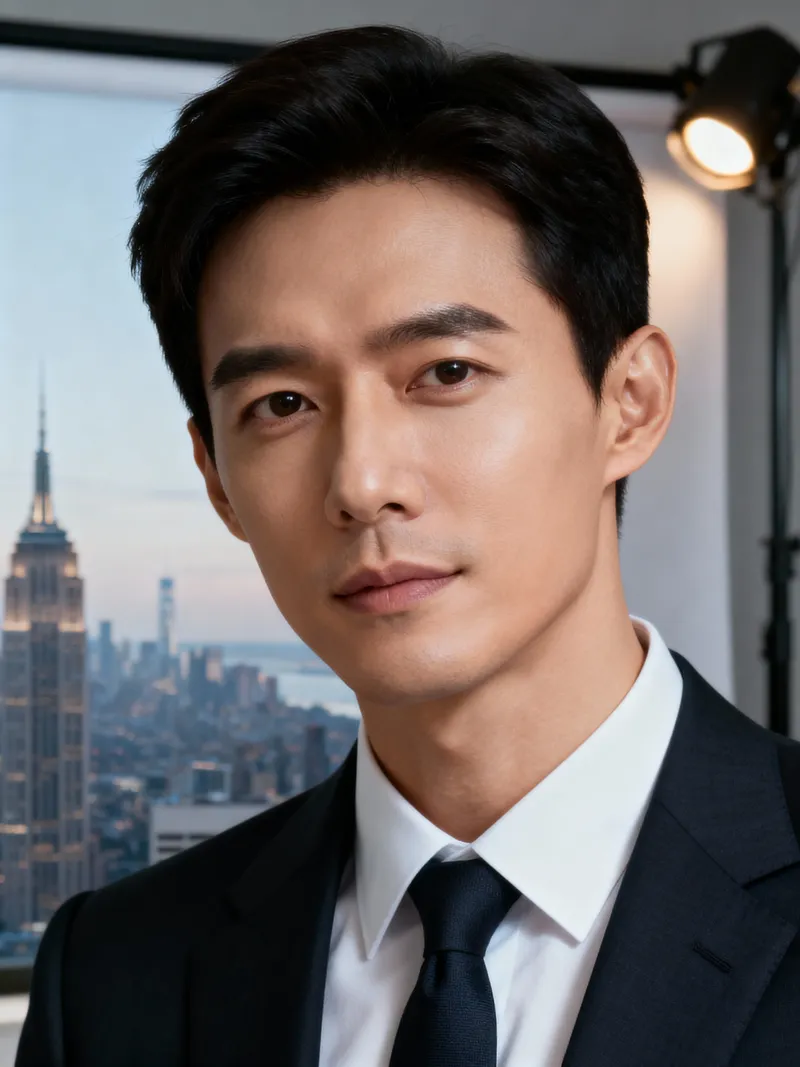 8k Professional Headshot of a Business Model