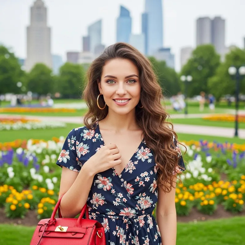 Marwan Baheidra's Girlfriend | Urban Oasis of Vibrant City Park