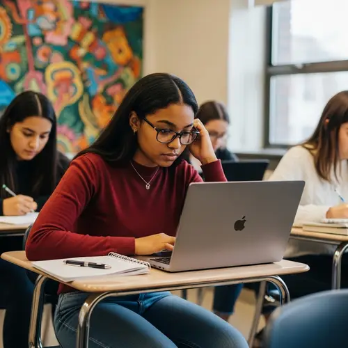 Creative Writing Class in Vibrant Academic Scene