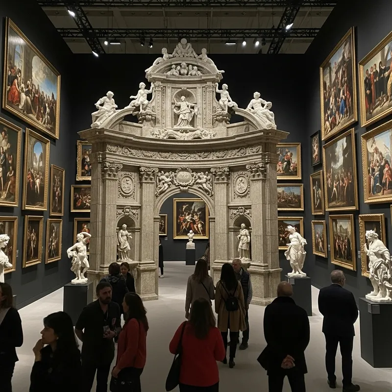 Baroque Presentation: Elaborate Art & Architecture Exhibition
