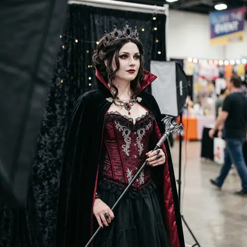 Vampire Queen Cosplay: Enchanting Photo Booth Moments