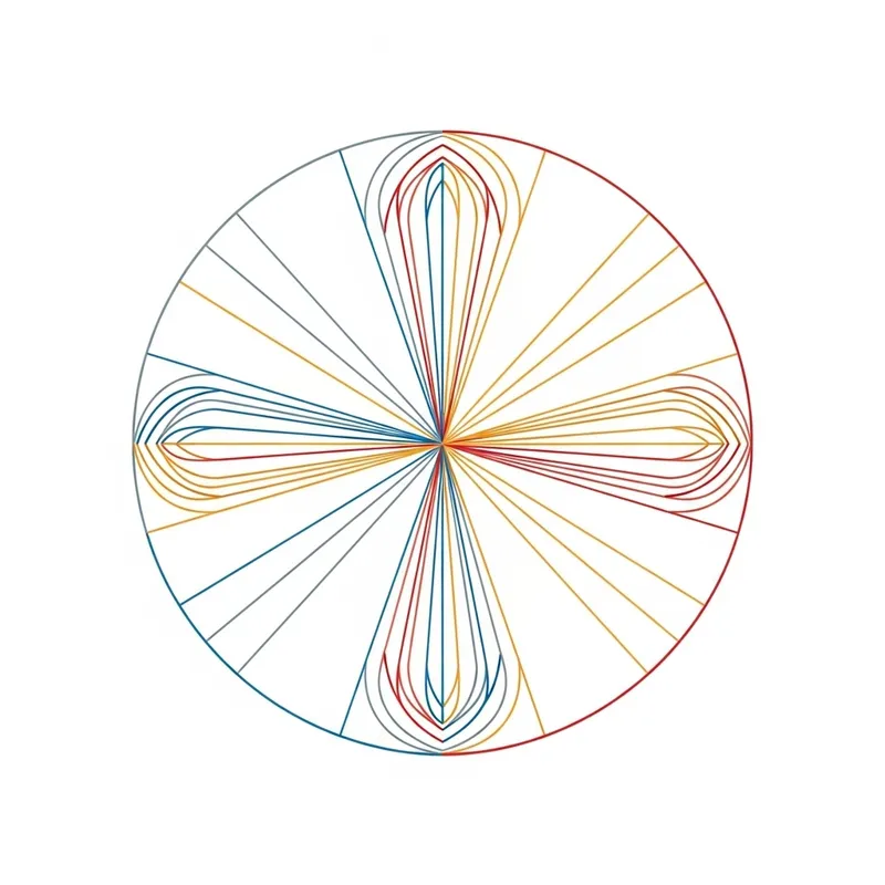 Minimalist Geometric Circle Design for Balance and Harmony