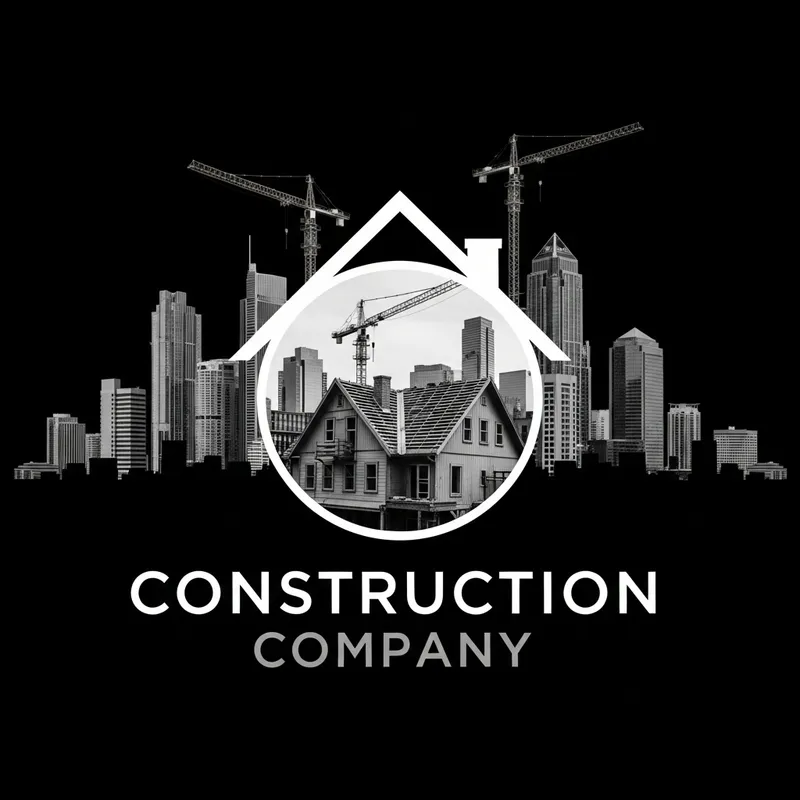Modern Logo Design for Construction Services