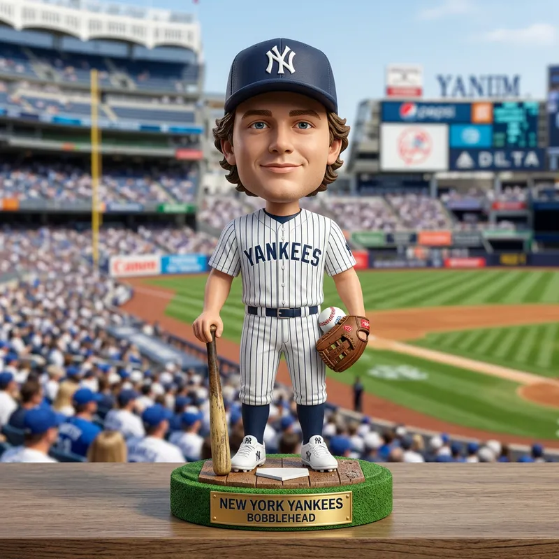 Realistic Baseball Bobblehead Collectible Realistic Baseball Bobblehead Collectible