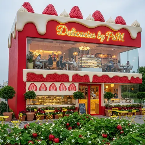 Giant Red Velvet Cake Restaurant | Patrick&Marie Cooking