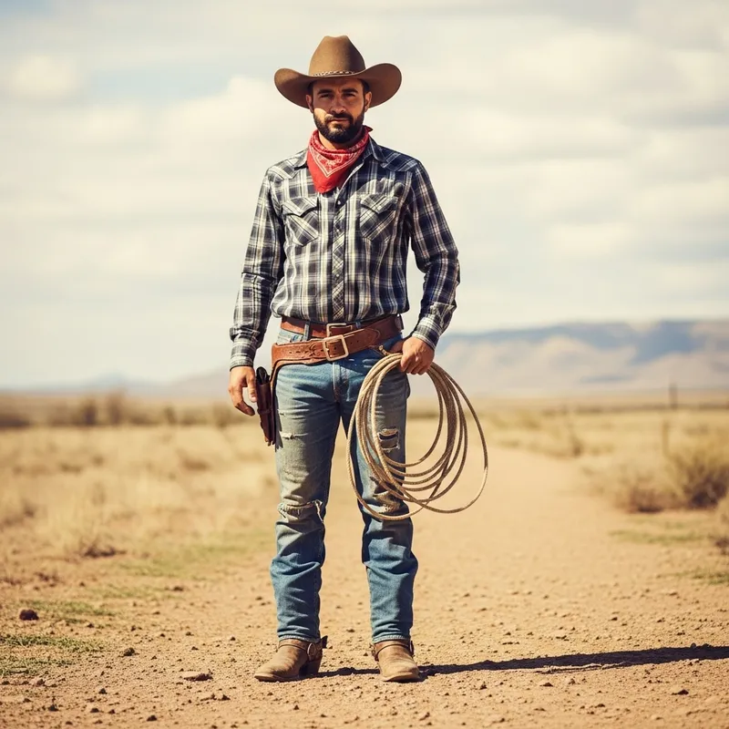 Arab Cowboy: Exuding Rugged Charm of the Wild West