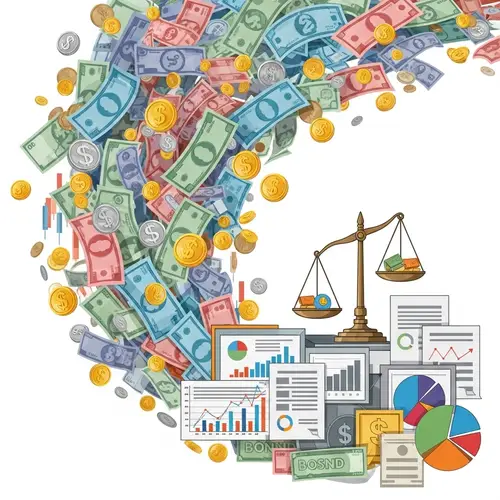 Abstract Financial Assets Illustration | Risk & Reward
