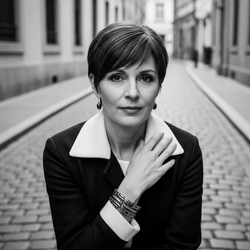 Timeless Fashion Portrait of a Mature Woman