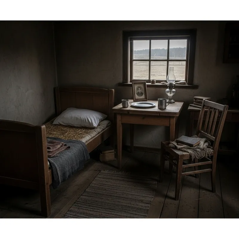 Holocaust-era Bedroom: A Glimpse into History Holocaust-era Bedroom: A Glimpse into History