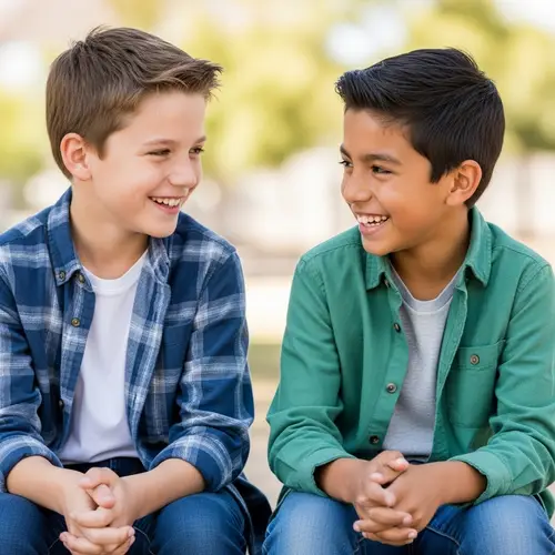 Funny Meme of Boys Sharing Jokes