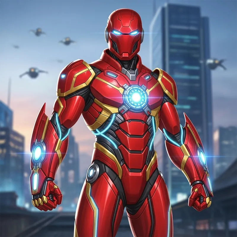 Iron Man Superhero Suit | Futuristic Design