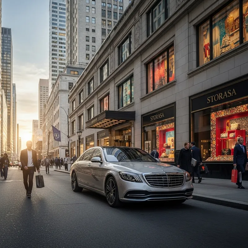 New Mercedes S-Class outside Harrods New Mercedes S-Class outside Harrods