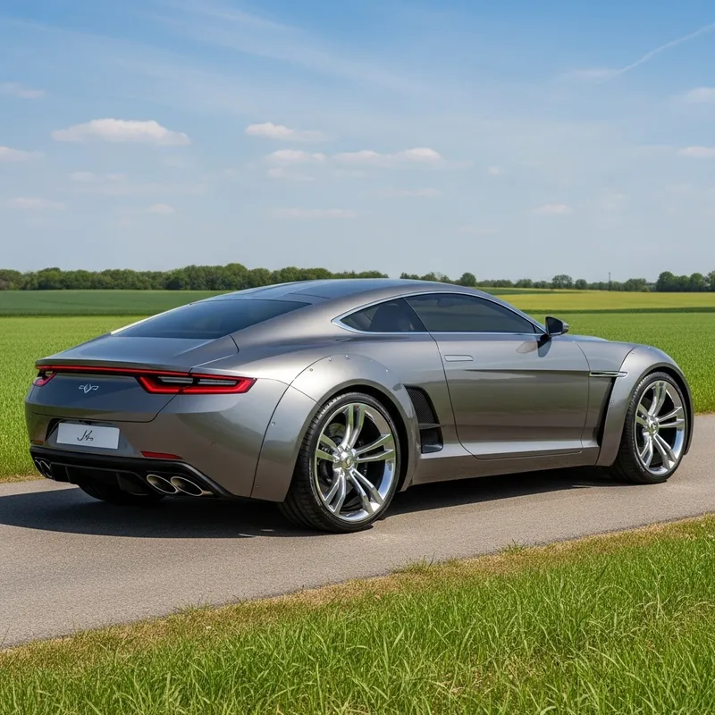 Modern Car in Scenic Setting