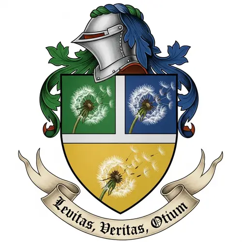 Custom Family Crest: Levitas, Veritas, Otium