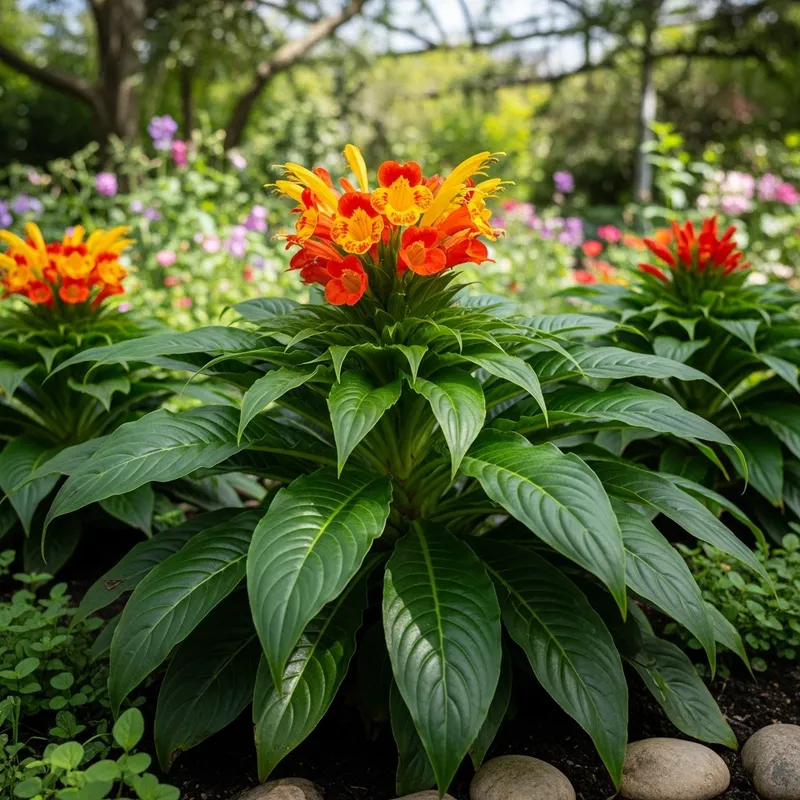 Akari Plant: Lush Foliage & Vibrant Flowers in Natural Garden