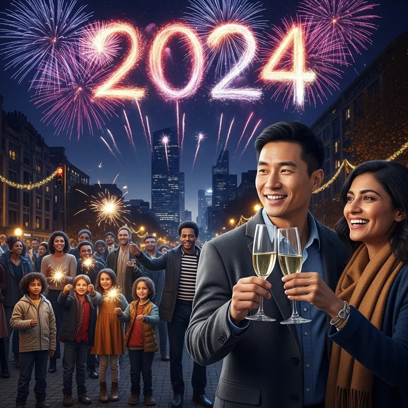 New Year 2024 Celebrations: Wishes and Joy