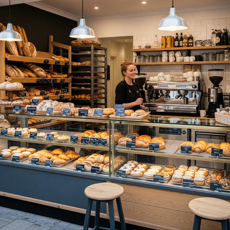 Charming Bakery and Coffee Shop