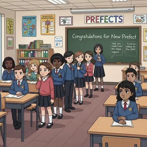 Diverse Student Prefect Selection in Classroom Scene