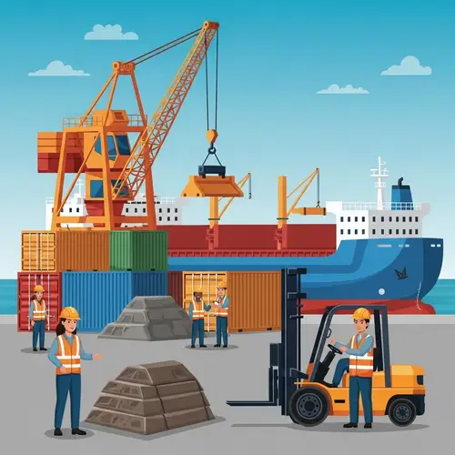 Bulk Ports Terminal Process: Cargo Loading & Unloading Stages