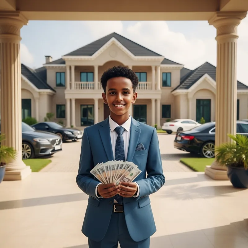 Somali Young Millionaire at Luxurious Mansion | Wealth & Success