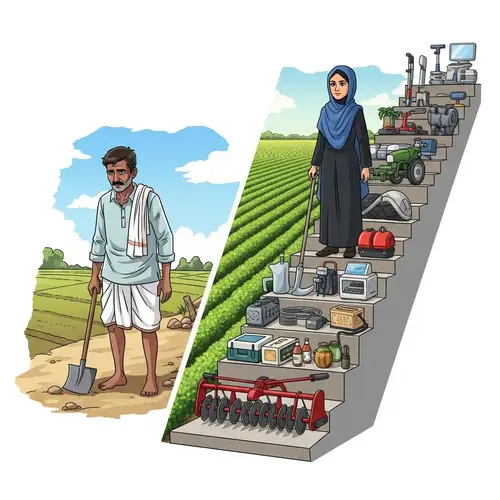 Agricultural Disparities: South Asian Farmer vs. Middle Eastern Farming Success