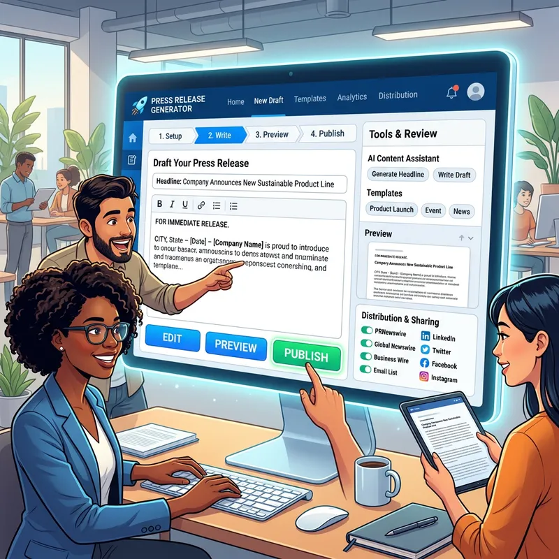 Professional Press Release Generator - Create Engaging Content Easily Professional Press Release Generator - Create Engaging Content Easily