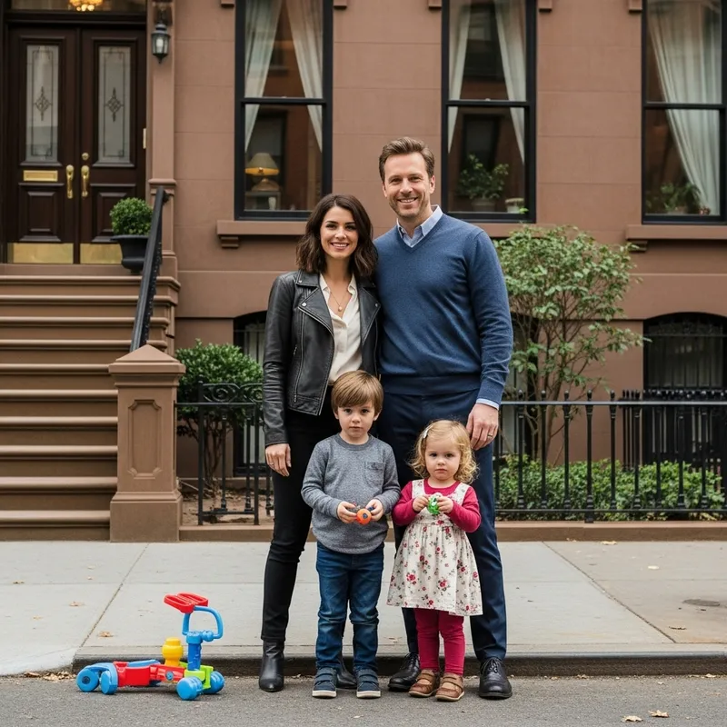 Monica and Chandler from Friends: Family with Two Kids | Urban Home Scene