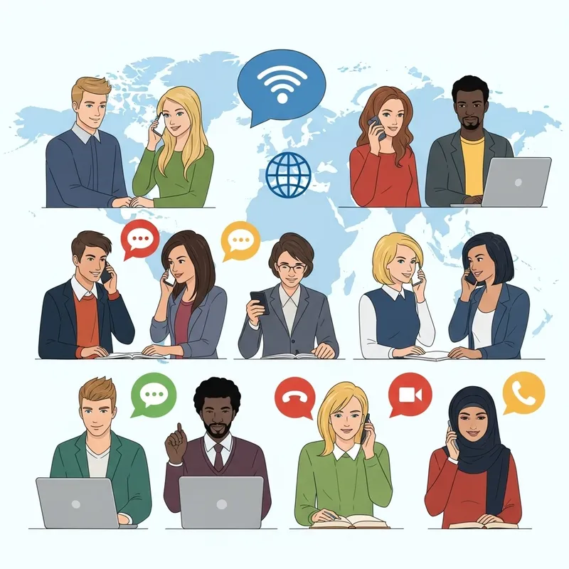 Global Communication Effects in College