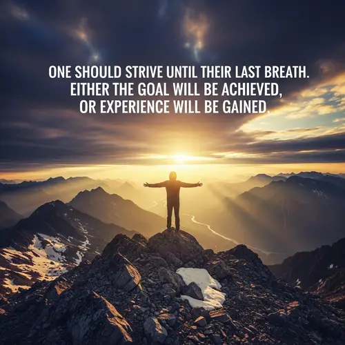 Strive Until Last Breath: Achieve Goal or Gain Experience