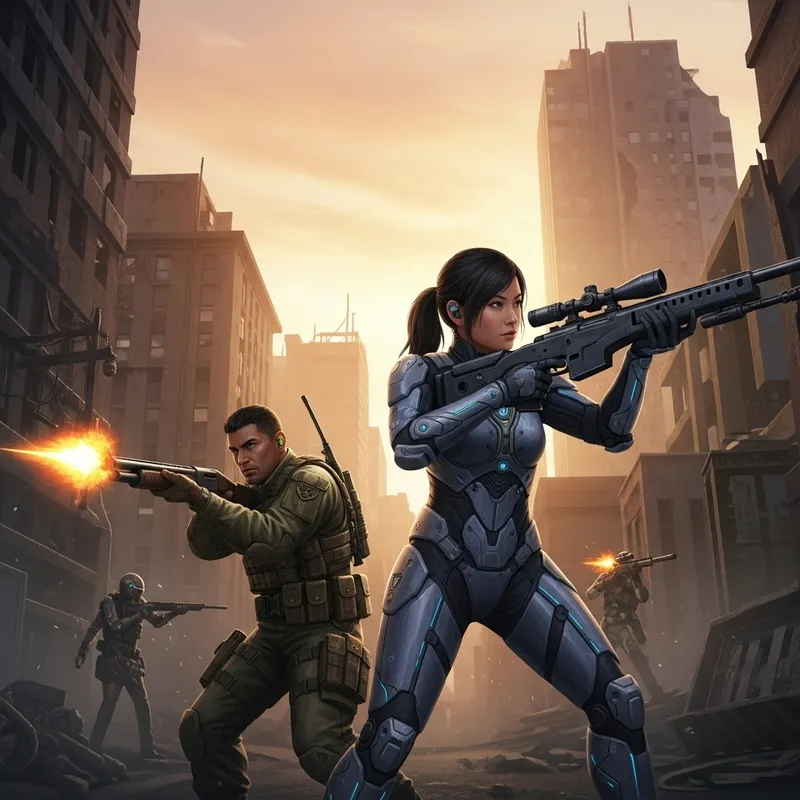 Epic Urban Showdown: Freefire - High-Stakes Battle